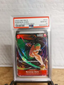 PSA 10 Roronoa Zoro ST01 013 Gift Collection 2023 One Piece Card Game English - Image 1