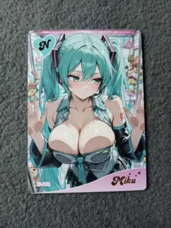 MIKU N04 GENKI PARADE 3 Goddess Story WAIFU ANIME CARD - Image 1