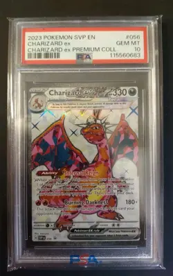 PSA 10 ✨ Charizard ex 056 Sv: Scarlet & Violet Promo Cards Holo English ✨ - Image 1