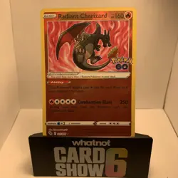 Pokemon TCG Radiant Charizard Holo Card Crown Zenith 011/078 - Image 1