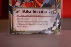 Kiba Inuzuka Naruto CCG Card Leaf Genin Strong Bonds Rare - Image 2