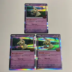 2023 Pokemon Trick or Trade x3 Card Lot Mimikyu 097/193 - Image 1