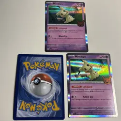 2023 Pokemon Trick or Trade x3 Card Lot Mimikyu 097/193 - Image 2