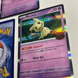 2023 Pokemon Trick or Trade x3 Card Lot Mimikyu 097/193 - Image 3