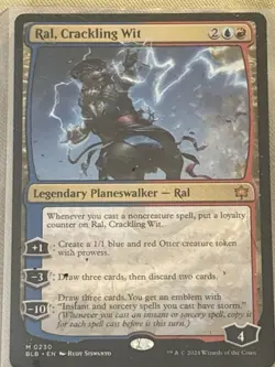 Ral, Crackling Wit Bloomburrow Mythic Planeswalker Blue Red Regular MTG [230] - Image 1
