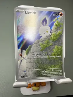 Litwick 101/86 Pokemon TCG S&V White Flare Illustration Rare Holo NM - Image 3
