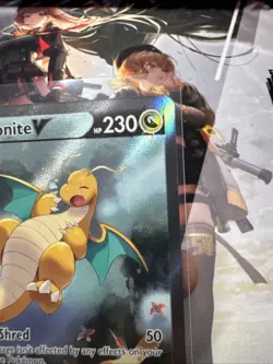 Dragonite V Alt Art 192/203 Evolving Skies Pokemon TCG Well Centered NM - Image 4