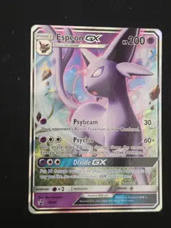 Pokemon TCG Espeon GX SM Base Set SM35 Promo Holo Stage 1 200HP English Card - Image 1