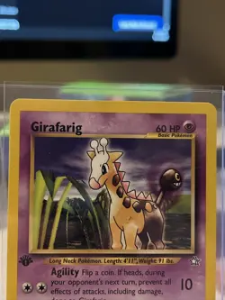 Pokemon TCG Girafarig Neo Genesis 58 Regular 1st Edition Common LP/NM - Image 2