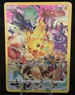 Pokemon TCG Pikachu Crown Zenith Holo Card 160/159 Secret Rare NM - Image 1