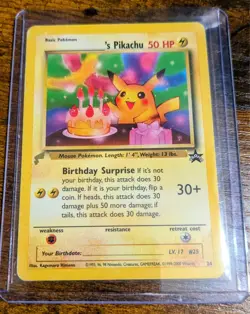 2000 pokemon world collection promo birthday pikachu - Image 1