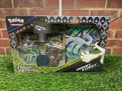 Pokemon TCG Crown Zenith Lugia v and Unown v Special Collection Sealed New - Image 1