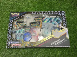 Pokemon TCG Crown Zenith Lugia v and Unown v Special Collection Sealed New - Image 2