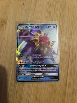 Starmie GX 14/68 Hidden Fates Ultra Rare Holo Pokemon Card - Image 1