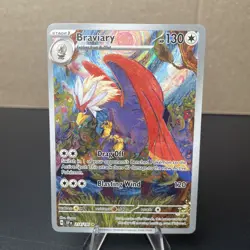 Pokemon TCG Braviary 214/191 Illustration Rare Full Art Holo Surging Sparks NM/M - Image 1