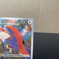 Pokemon TCG Braviary 214/191 Illustration Rare Full Art Holo Surging Sparks NM/M - Image 2