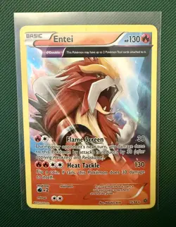 Entei 15/98 Reverse Holo Rare XY Ancient Origins Pokemon TCG - Image 1
