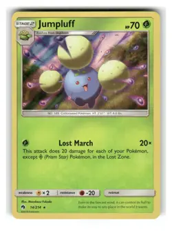 Jumpluff 14/214 Holo Rare Lost Thunder Pokemon Holo Near Mint - Image 1
