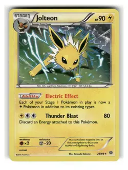 Jolteon 26/98 Holo Rare Ancient Origins Pokemon Holo Lightly Played - Image 1