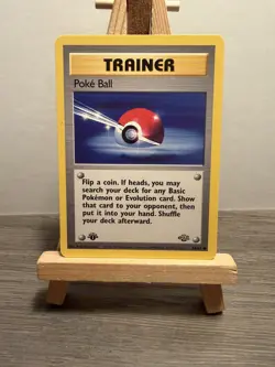 Pokemon TCG 1999 WOTC Jungle 1st Edition Poke Ball 64/64 trainer - Image 1