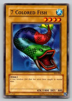 Yu-Gi-Oh! 7 Colored Fish SDJ-008 - Image 1
