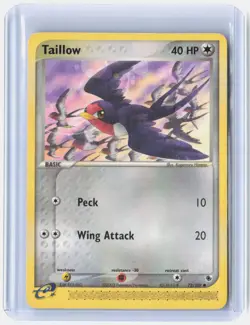 Taillow 72/109 Common Ruby & Sapphire Pokemon Near Mint - Image 1