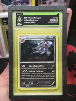 Pokemon Umbreon XY96 Black Star Promo, With Swirl And Cosmo DEGREE 8 - Image 1