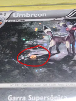 Pokemon Umbreon XY96 Black Star Promo, With Swirl And Cosmo DEGREE 8 - Image 2