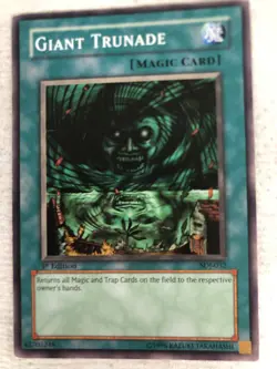 Yu-Gi-Oh! TCG Giant Trunade Starter Deck Joey SDJ-032 1st Edition Common - Image 1