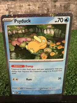 Psyduck 007 Black Star Promo Pokemon TCG Mega Evolution Near Mint holo - Image 2
