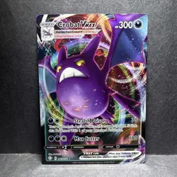 2021 Pokemon Shining Fates Crobat VMAX 045/072 - Image 1