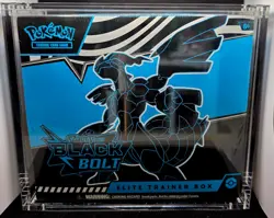 Pokemon TCG Scarlet & Violet Black Bolt Elite Trainer Box ETB + Protective Case! - Image 1