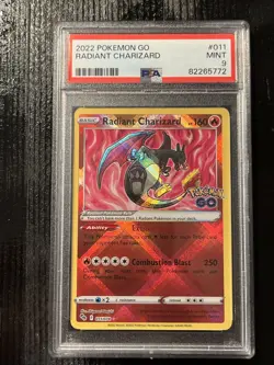 Radiant Charizard 011/078 Pokemon GO Holo - Image 1