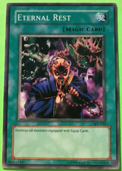 Eternal Rest SDJ-039 Yu-Gi-Oh! Card Lightly Played Unlimited - CARD SAVER I - Image 1