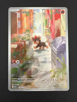 Pokemon TCG - Litleo Illustration Rare 139/132 - Mega Evolution - NM - Image 1