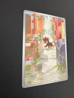 Pokemon TCG - Litleo Illustration Rare 139/132 - Mega Evolution - NM - Image 3