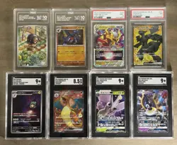 (15) Assorted Graded Pokemon Lot PSA TAG 10s SGC Holo Gem Mint Full Arts - Image 2