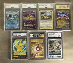 (15) Assorted Graded Pokemon Lot PSA TAG 10s SGC Holo Gem Mint Full Arts - Image 4