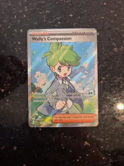 Wally's Compassion 176/132 - Mega Evolutions - Full Art UR - NM - Pokemon - Image 1