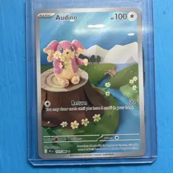 Pokemon AUDINO 151/086 Black Bolt Scarlet & Violet Mint To NM Condition - Image 2