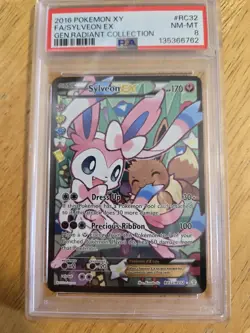 PSA 8 2016 Pokemon TCG Sylveon EX RC32 Generations Radiant Collection Full Art - Image 4