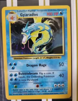 Pokemon TCG Base Set Gyarados Holo Lot of 2 6/102 Wizards 1999 - Image 4