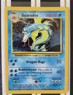 Pokemon TCG Base Set Gyarados Holo Lot of 2 6/102 Wizards 1999 - Image 5