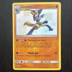 Lucario SV22/SV94 Hidden Fates Shiny Vault Shiny Holo Rare Stage 1 110HP EN - Image 1
