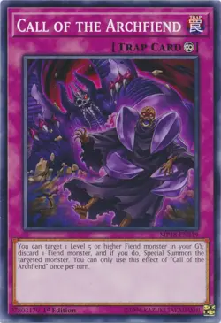 Call of the Archfiend - MP18-EN219 - Common - 1st Edition - Lightly Played - Image 1