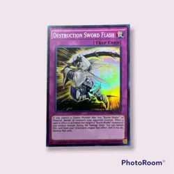 Yugioh TCG Destruction Sword Flash - CORE-ENSE4 Limited Edition Holo Near Mint - Image 1