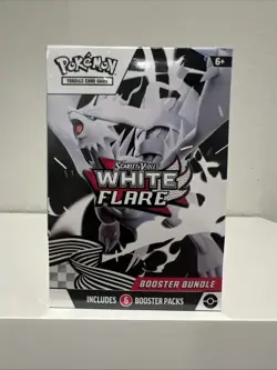 Pokemon TCG Scarlet And Violet White Flare Booster Bundle - 6 Packs NEW! - Image 1