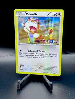 Pokemon TCG Meowth 053/083 Toys R Us Promo Holo Basic 60HP Eng 2016 - Image 1