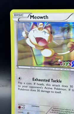 Pokemon TCG Meowth 053/083 Toys R Us Promo Holo Basic 60HP Eng 2016 - Image 2