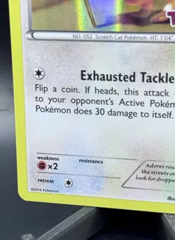 Pokemon TCG Meowth 053/083 Toys R Us Promo Holo Basic 60HP Eng 2016 - Image 4